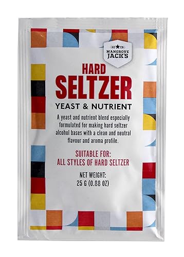 Mangrove Jack's Hard Seltzer Levadura y Nutrientes 25g (0.88oz), Multicolor