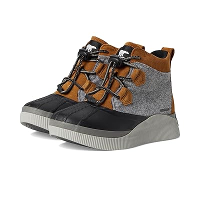 SOREL Kids Out N About IV Classic WP (Little Kid/Big Kid) Kids Shoes Taffy/Black 2