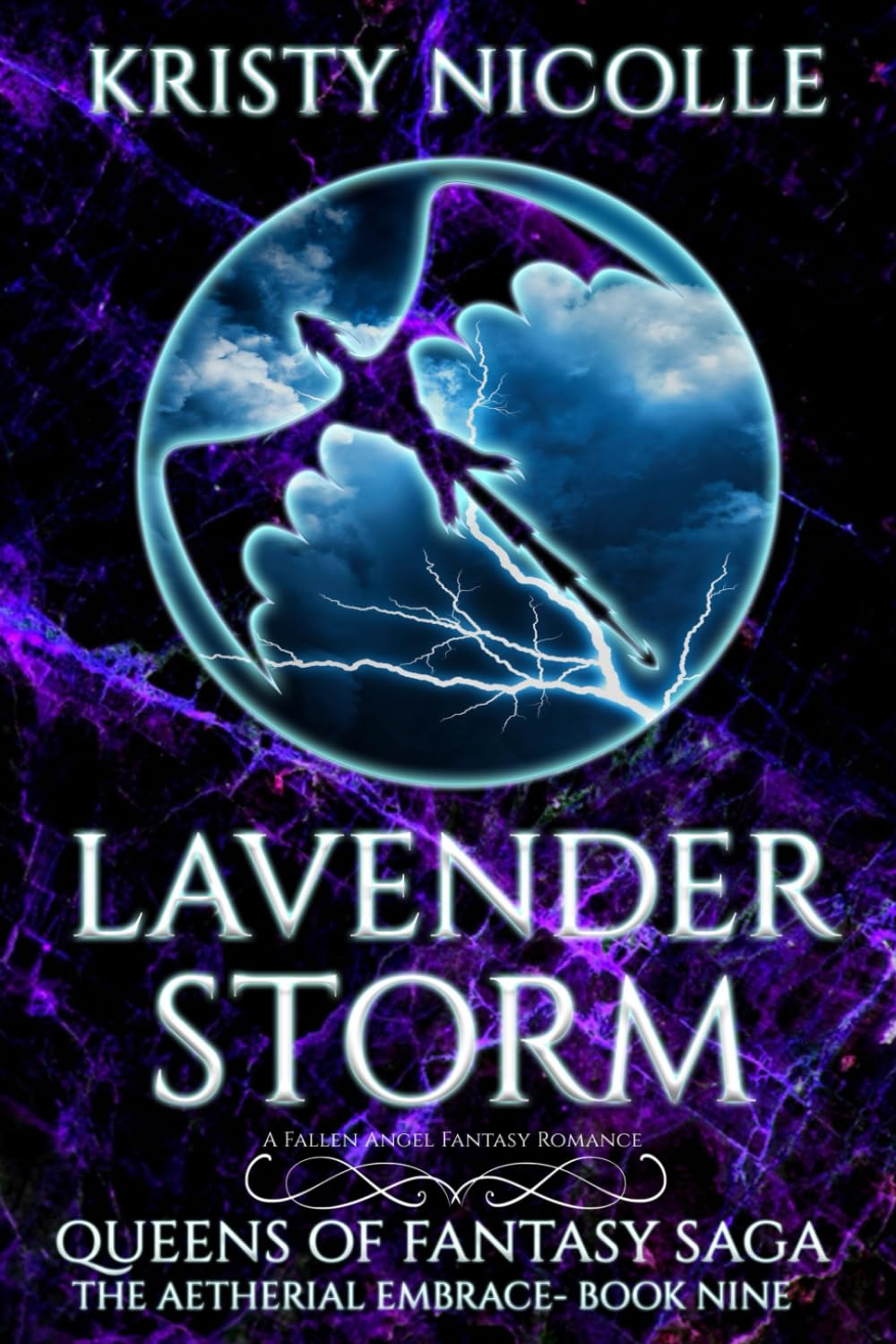 Lavender Storm: A Fallen Angel Fantasy Romance: 9 (Queens Of Fantasy Saga)