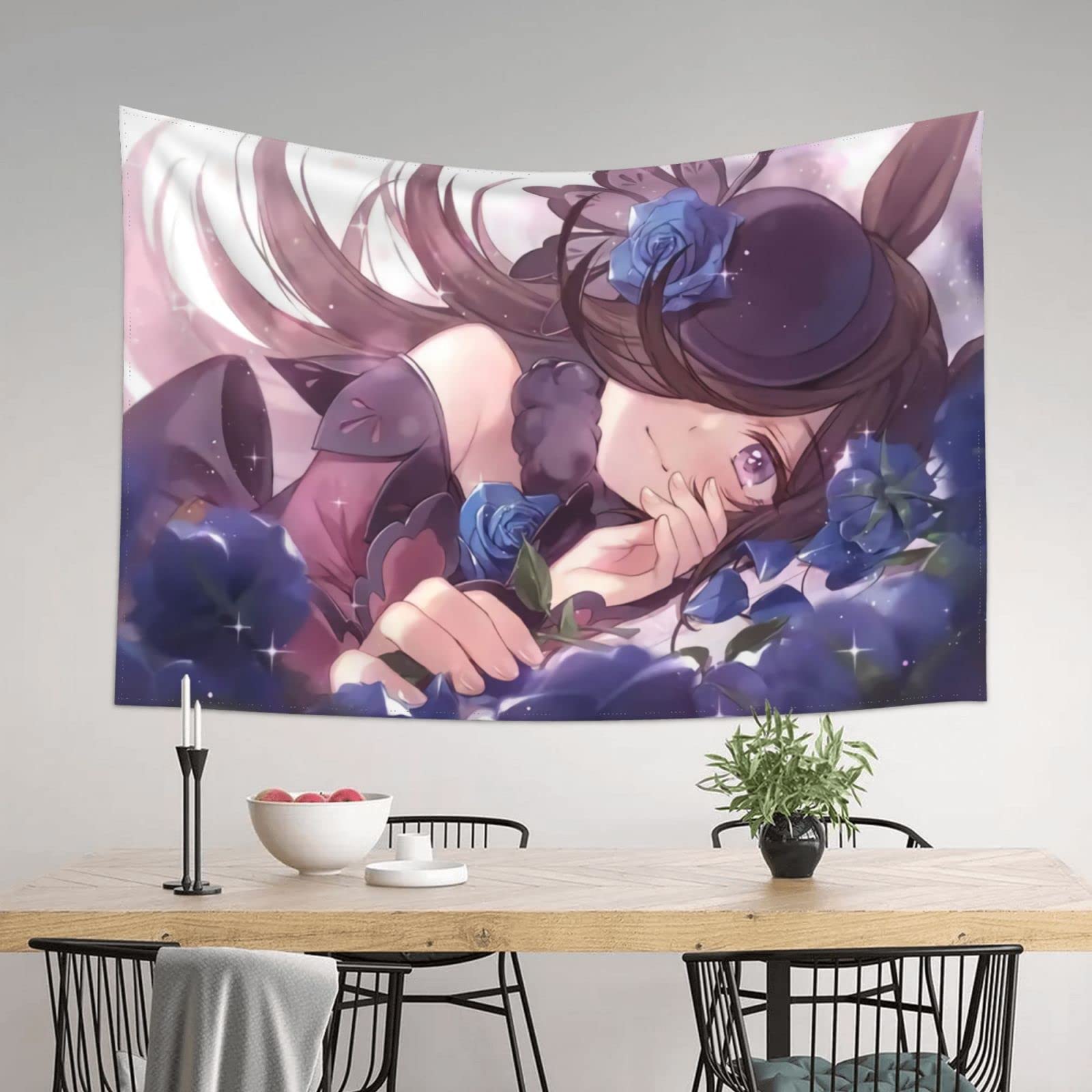 Amazon.co.jp: タペストリー ウマ娘 ライスシャワー 壁掛け 150x100cm