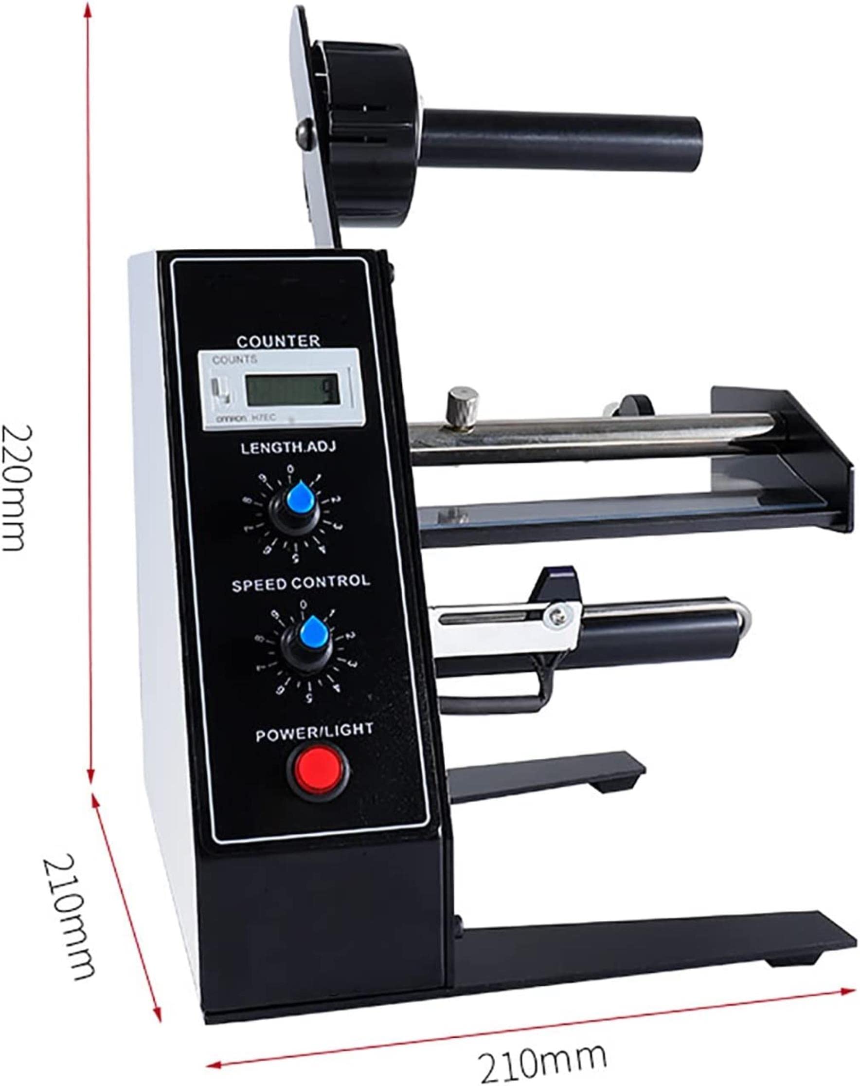 Distributore di Etichette, separatrice Automatica Stripper, velocità Regolabile, conteggio Automatico 0-999999, per la Lavorazione degli Alimenti