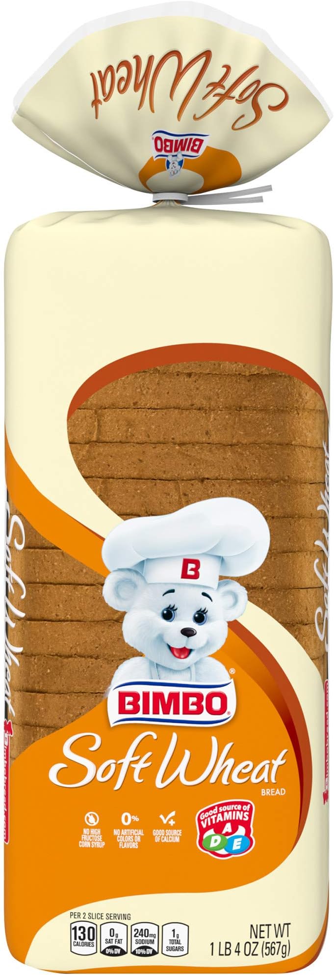 Bimbo Soft Wheat Bread, 20 oz