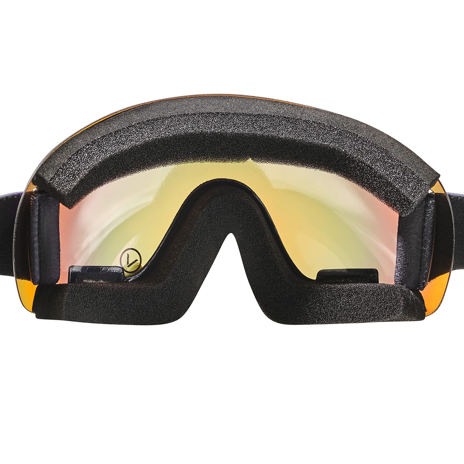 Black Crevice Skitourenbrille ÖTSCHER I Skibrille mit Etui I Skitourenbrille Herren & Damen mit bruchfester Doppelscheibe I Unisex Skibrille mit rahmenlosem Design I Sphärische Scheiben…