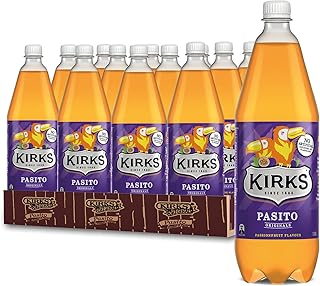 Kirks Pasito Passionfruit Soft Drink Multipack Bottles 12 x 1.25L