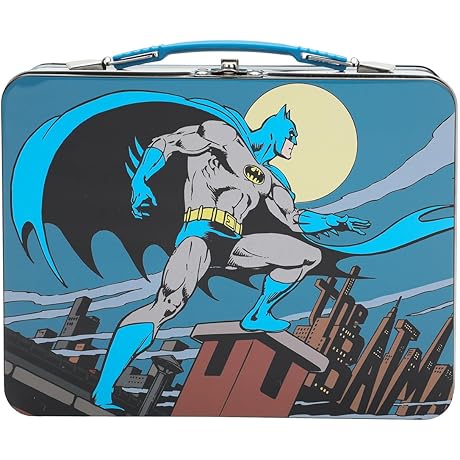 Batman Gotham City Metal Lunch Box Vintage
