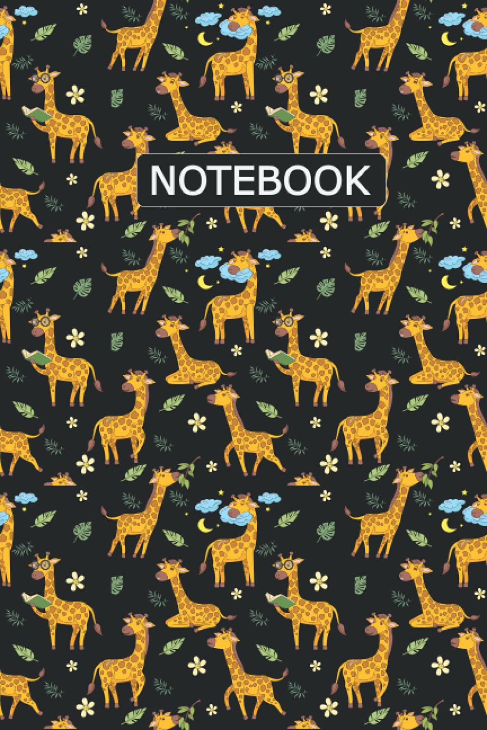 Giraffe Notebook: Giraffe Notebook Journal To Write Notes, Password, Notepad, To Do Lists - 6 x 9 Inches - 100 Pages