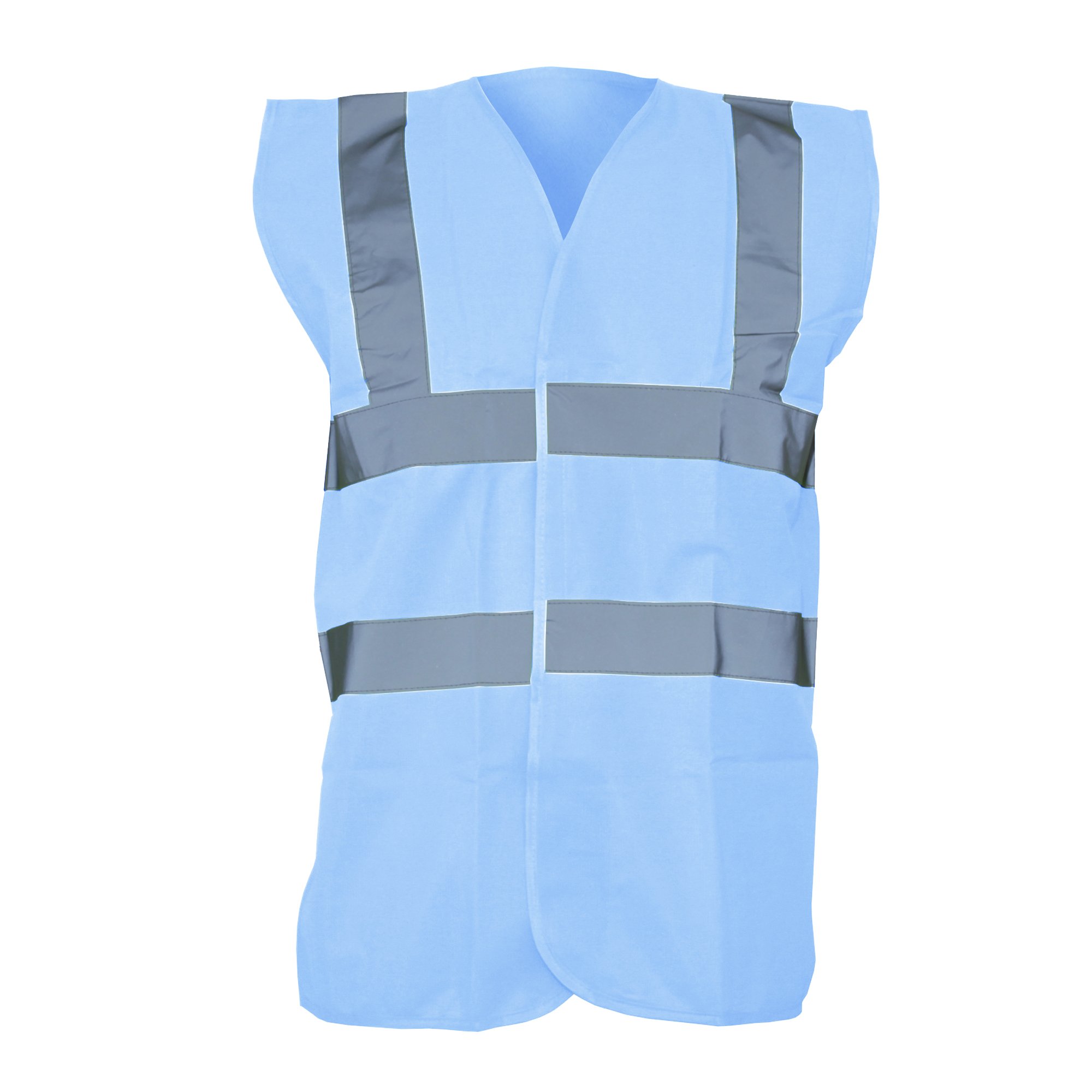 Yoko Unisex Premium Hi-Vis Waistcoat Vest / Jacket (3XL) (Sky Blue)