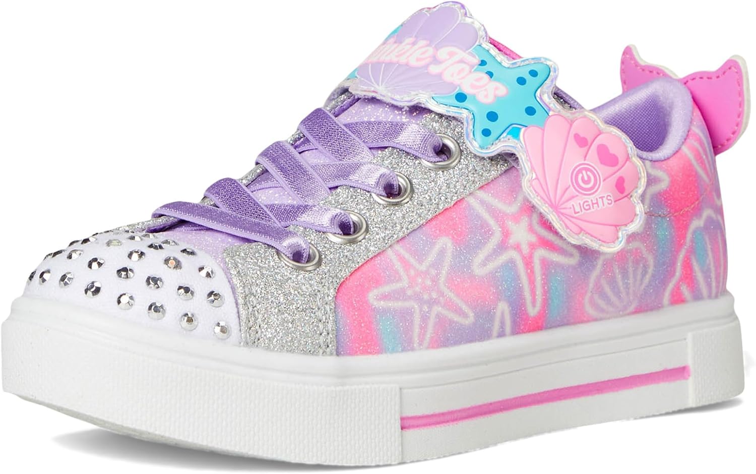 Skechers Girls Twinkle Sparks-Underwater Magic - Image 7