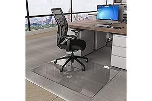 CONGUILIAO Glass Floor Mat for Office (36'x46')