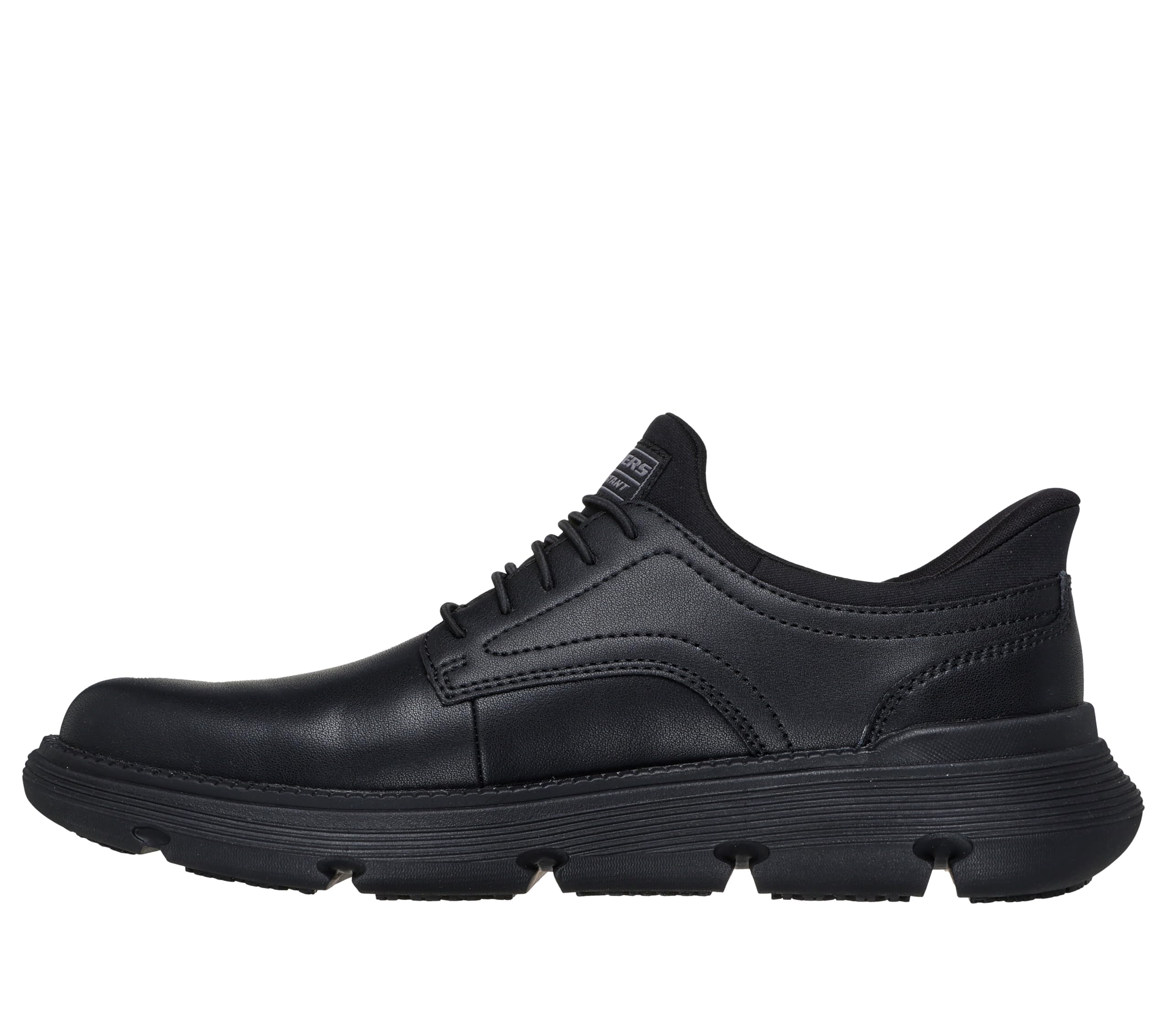 Skechers Mens Work Garza SR Bunge Hands Free Slip Ins Scarpe Food ServiceUomo