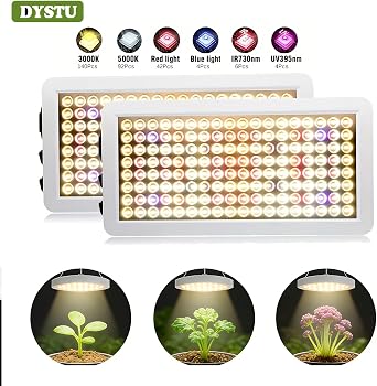 1000W LED Grow Light Sunlike, UV-IR Included Full Spectrum Plant Light, Grow Lights for Indoor Plants Seed Starting Seedlings Greenhouse Hydroponic Hanging Growing Lamps with Veg Bloom Switch