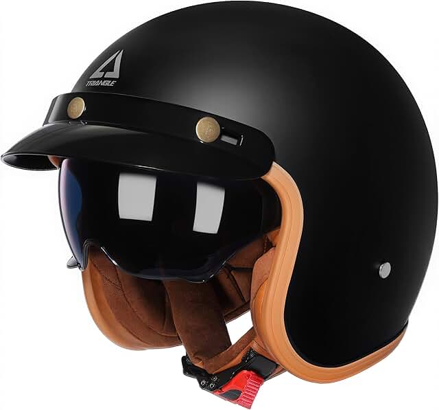 TRIANGLE 3/4 Helmet with Visor