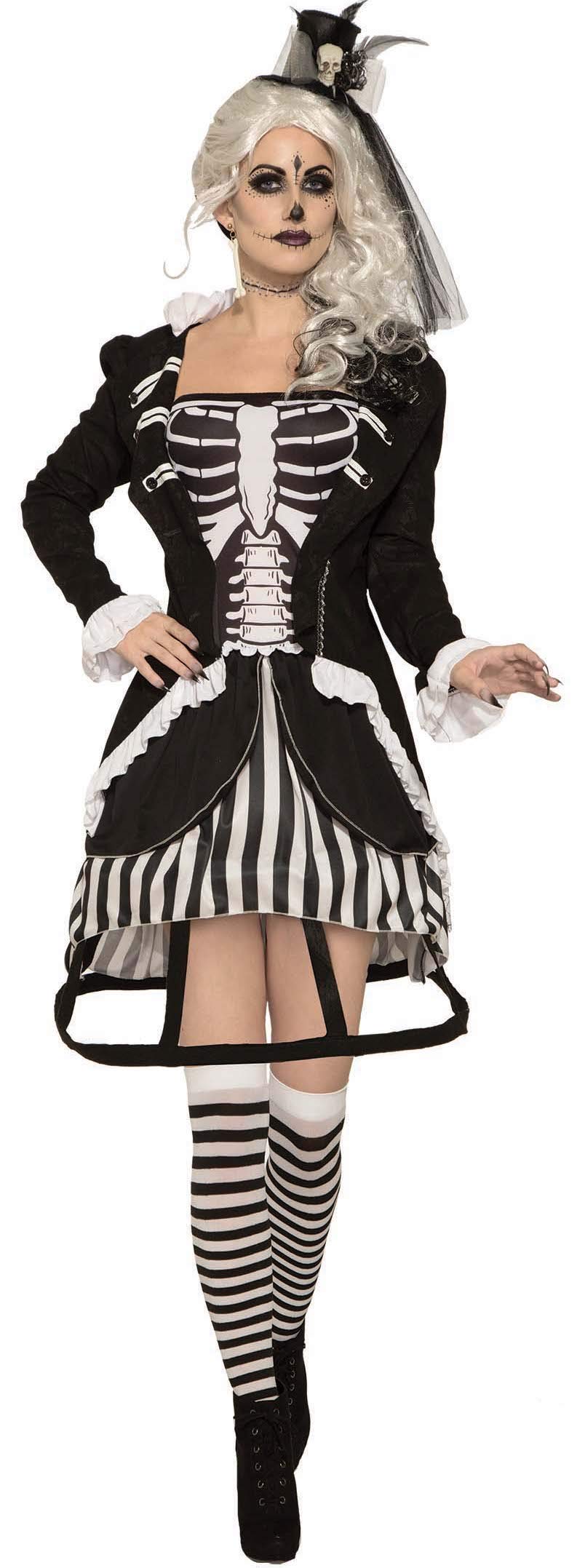 Forum Novelties Women's Eternal Bones Costume, Standard