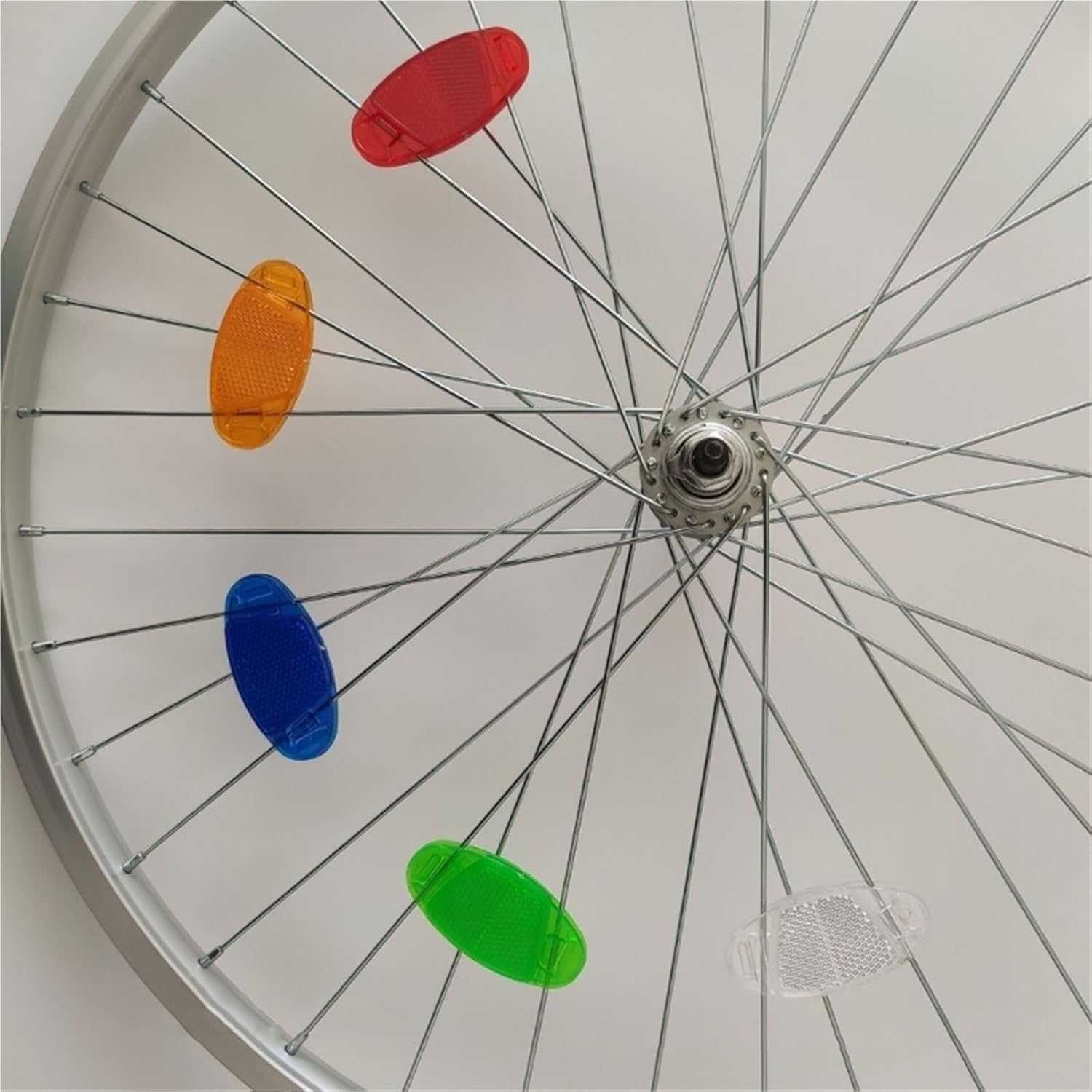 Bicycle Reflectors 10 Pack Bicycle Spoke Reflectors for Night Riding Safety Wheel Lights Reflective Warning