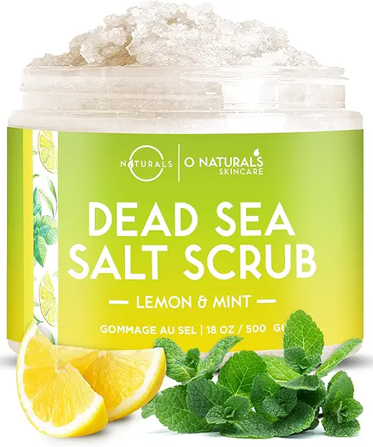 ONaturals Ginger Body Scrub mit Zitrone & Minze - Natürliches Peeling für alle Hauttypen
