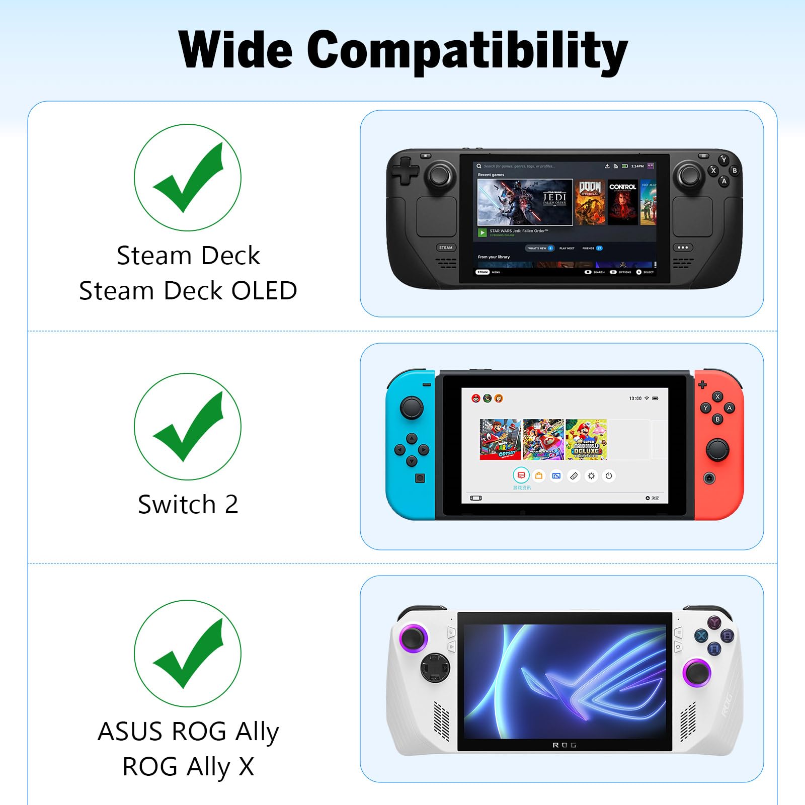 MoKo Sling Umhängetasche für Switch 2/OLED/Steam Deck/Rog Ally X, Reise Schutzhülle Tragetasche mit 8 Spielkartenfächern, Minimalistische Schultertasche Tablet Tasche für iPad Pro/Air 11“, Schwarz