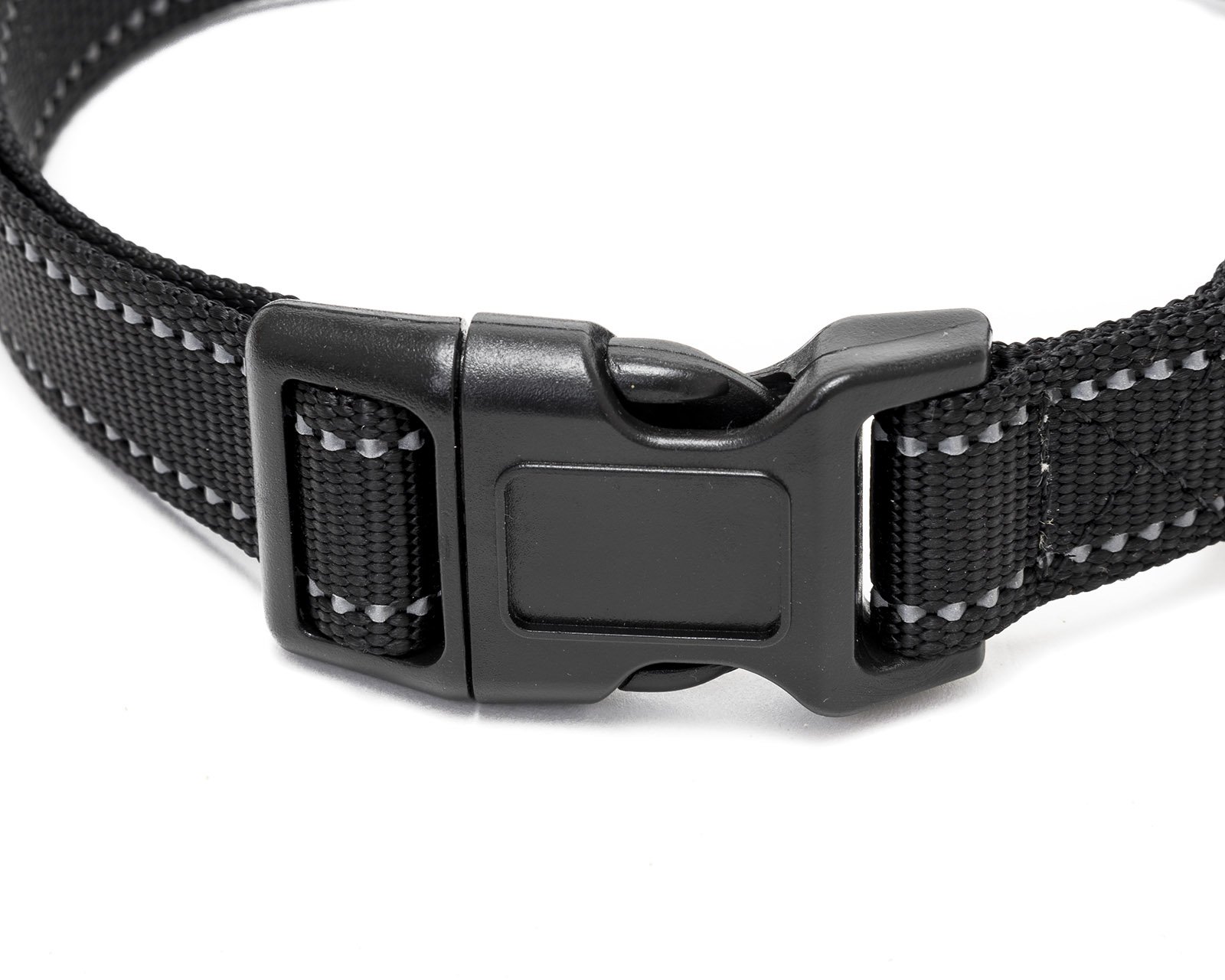 Happilax Size-Adjustable Dog Collar- Reflective Nylon Dog Collar for Medium to Large Dogs - Neck Size 14-20