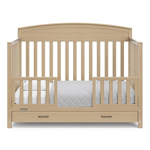 Miniatura 9 de Graco Benton - Cuna convertible 5 en 1 con cajón (madera flotante), se convierte de cuna de bebé a cama infantil, sofá cama y cama de tamaño