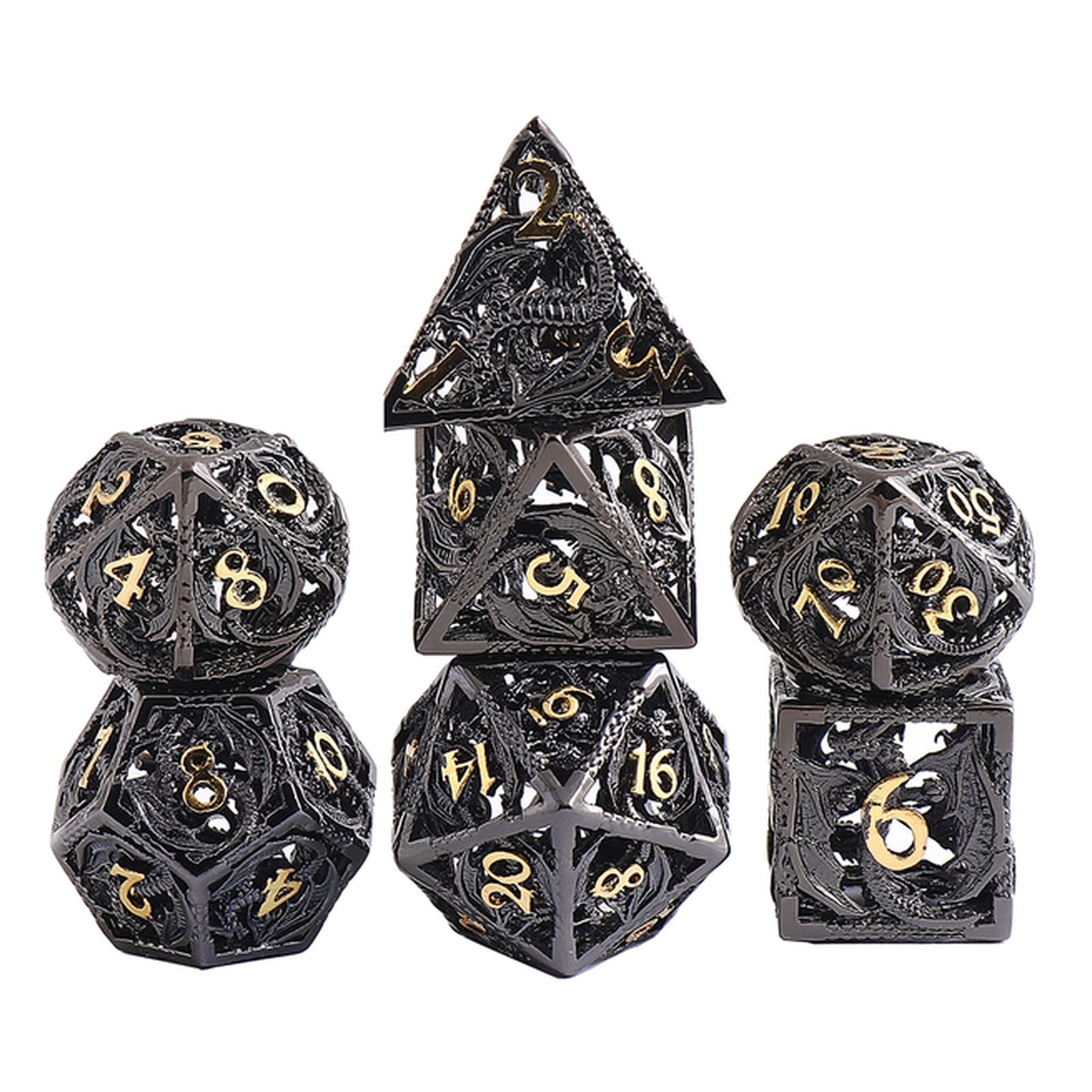 Dados 7 PCE Puertos Pure COPORTETAL HOLOWT Dice SE Utilizado for DIEMSO Y rol DE Dragones TOPTOS TOTEMOS Totems DICETS Set Dice Dado Gigante (Size : 13)