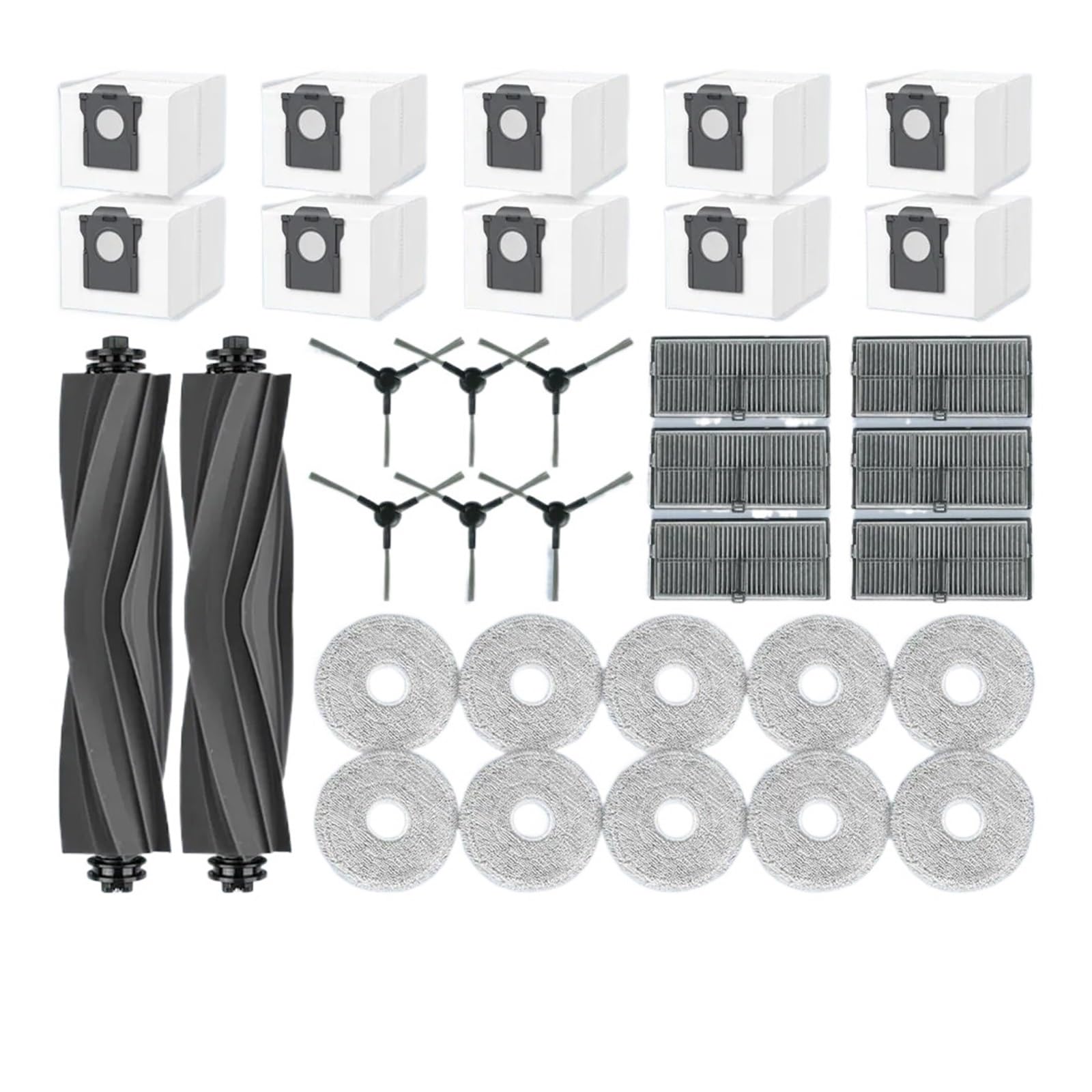 Compatible Compatible With Dreame Mova E30 Ultra / L10s Ultra Gen 2 / L10s Pro Ultra Heat / X30 Ultra Spare Parts Accessories Consumables(Set C)