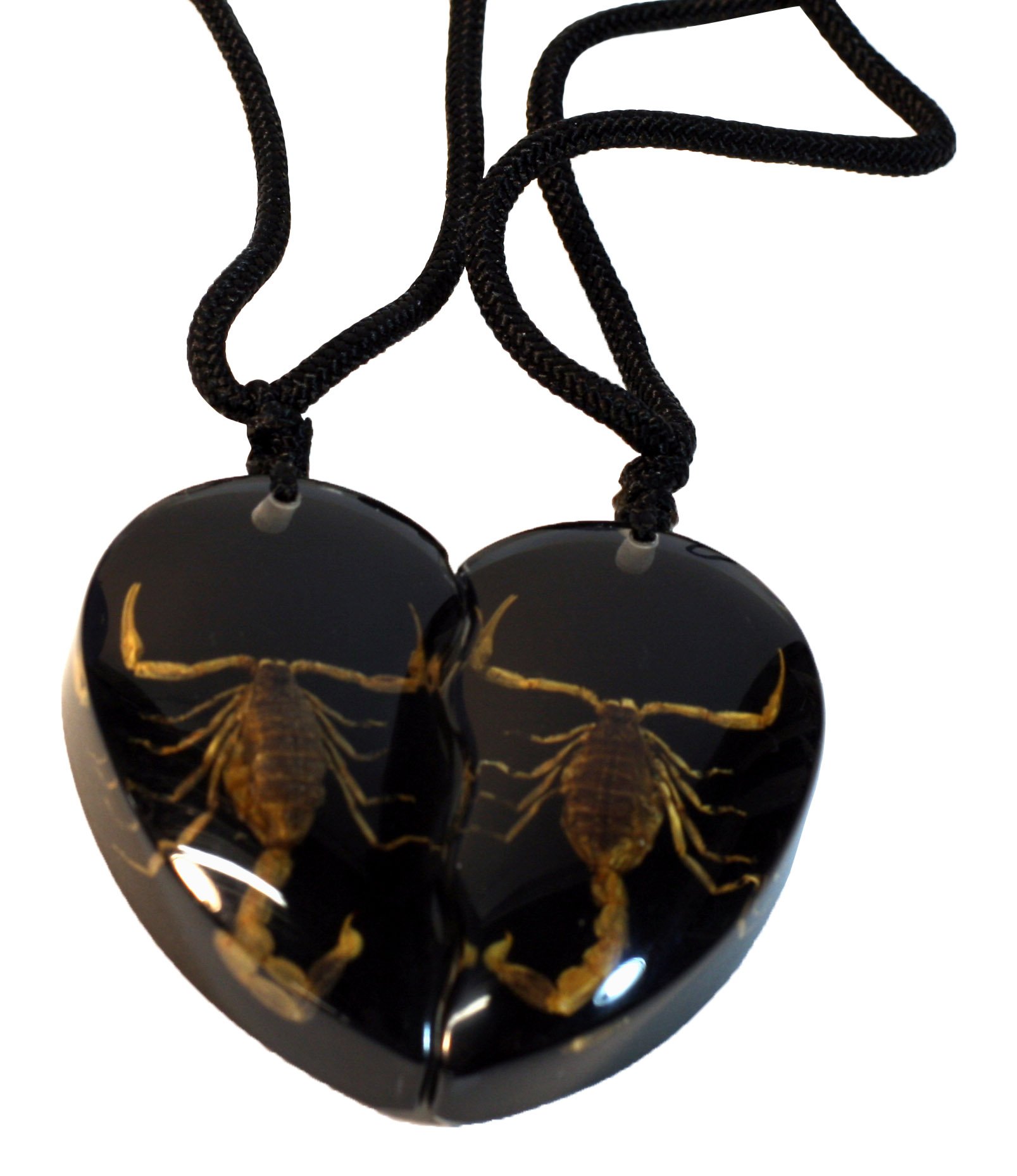 REALBUGREALBUG SP2214 Necklace, Black/Gold