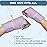 Comfytemp Wrist Ice Pack Wrap for Carpal Tunnel Relief, 2 Gel Packs, FSA Eligible Items Only List, Hot Cold Compression Brace for Hand Injuries Reusable, Tendonitis, Men Women Surgery Gift (Purple)