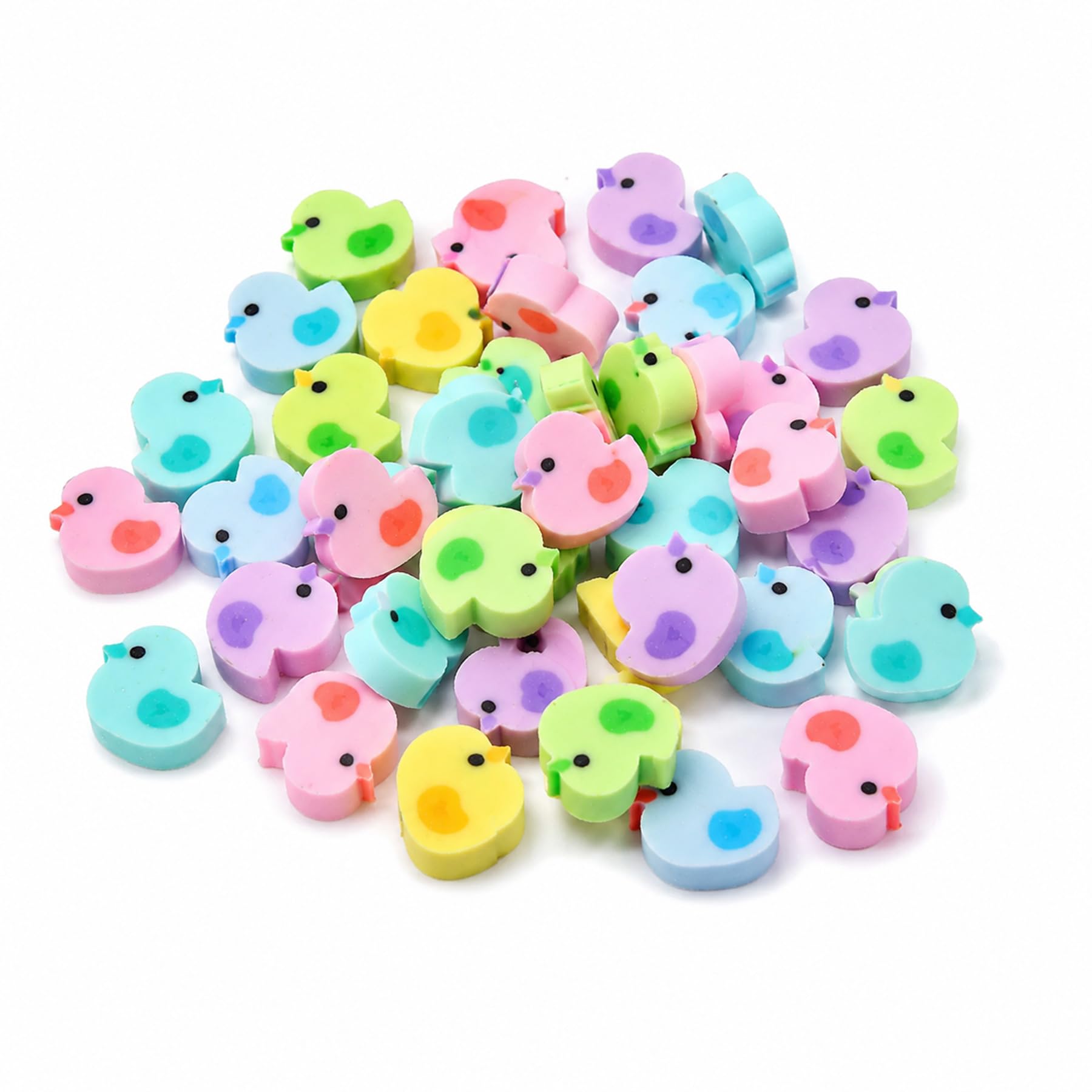150 Pieces Duck Mini Erasers Assortment Novelty Pencil Erasers Bulk for Rewards Prizes Gift