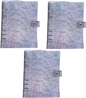 Ciieeo 3 Peças Capa De Fichário Folha Solta Notebook Suporte De Arquivo De Mesa Capa De Fichário De Desktop Capa De Fichário De 6 Furos Capa De Fichário Transparente Capa De Fichário