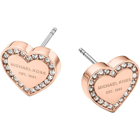 Michael Kors Gold-Tone Stud Earrings or Drop Earrings for Women; Stainless Steel Earrings; Jewelry for Women