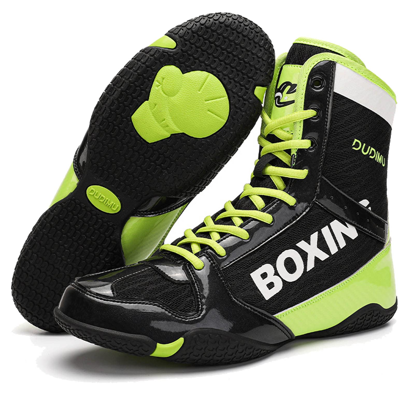 Zivopah Professional Boxing Shoes Men's and Women's Breathable Wrestling Shoes Training Shoe for Adult Non Slip Fitness Sneakers