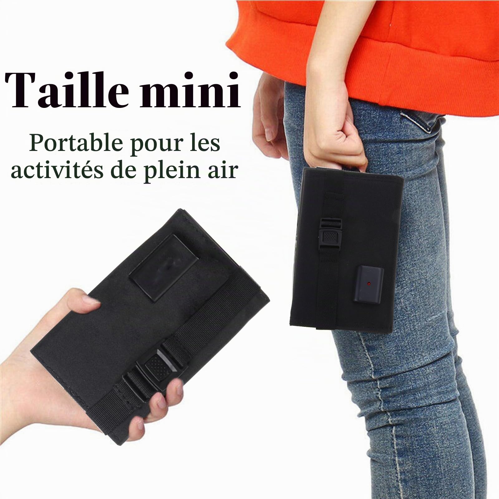 100W 5V USB Panneau Solaire Portable Pliant Étanche Power Bank Outdoor Camping Randonnée Téléphone Chargeur Cell