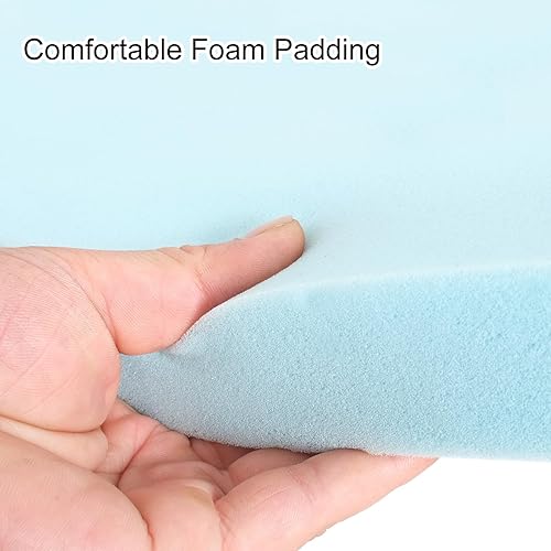 Miniatura 7 de Cojín redondo Tromlycs para asiento de silla de 16 pulgadas para sillas de bistró circulares, cojín de espuma antideslizante azul marino