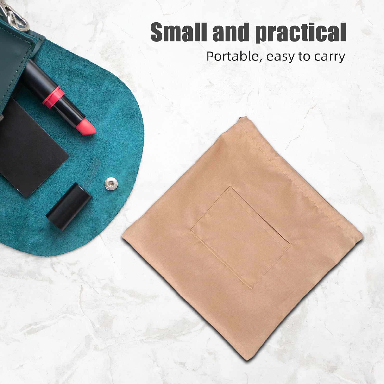 Didiseaon 3 pezzi Organizer Interno per Borsa in Tessuto Intrecciato con Tasche Multiple e Chiusura Coulisse Fodera Leggera e Resistente per Borsette Estive in Paglia Accessorio Pratico e