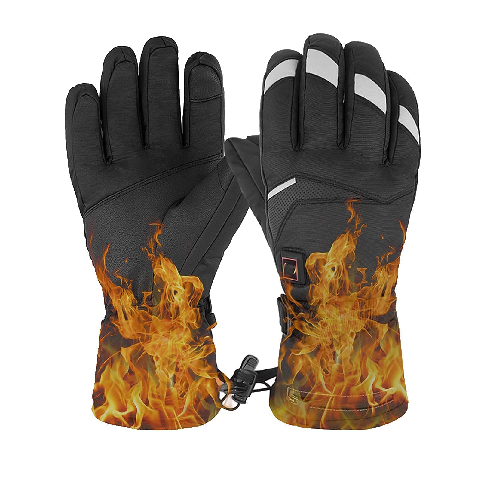 Guantes térmicos Recargables de 3600 mAh, Guantes térmicos de Invierno al Aire Libre para Hombres y Mujeres, Impermeables a Prueba de Viento, para Calentadores de Manos, Unisex, TR