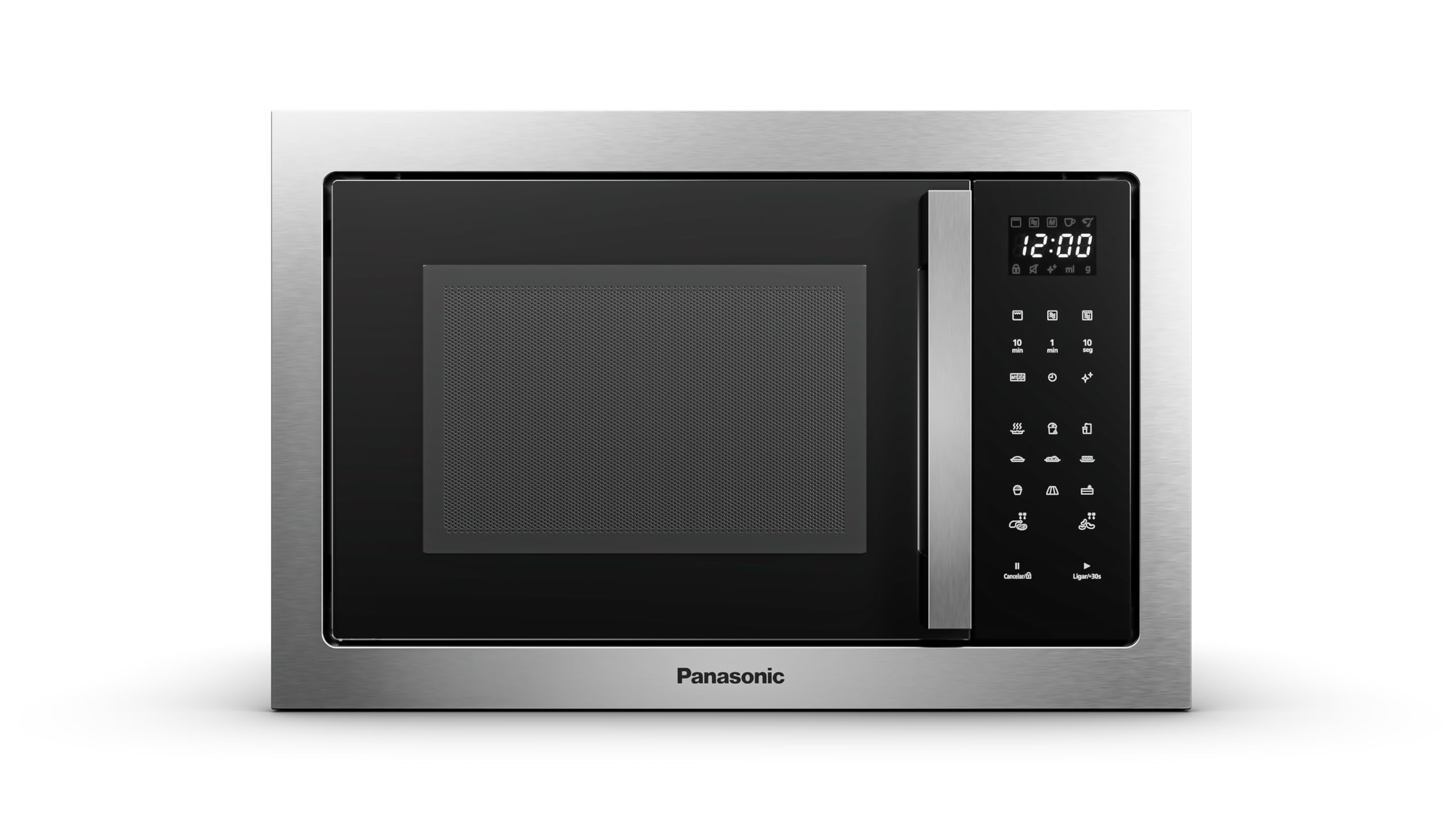 Panasonic Micro-ondas de Embutir 30L Inox NN-GB68QSRUK 220v