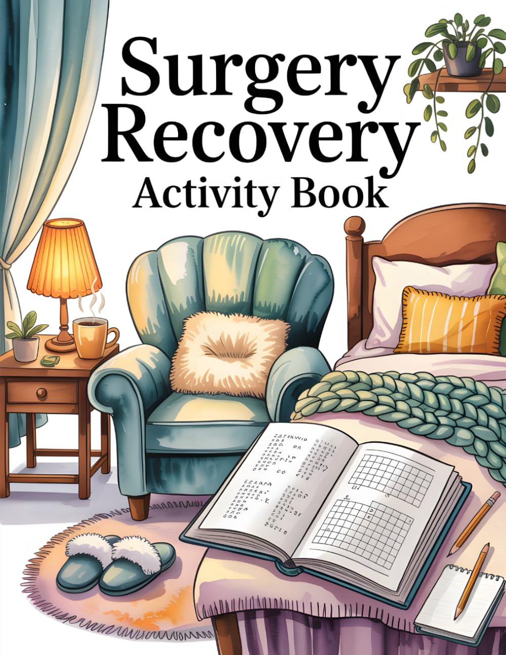 Surgery Recovery Activity Book: 140+ Fun Puzzles, Coloring Pages, Brain Games, Mazes, Sudoku & More to Boost Mood and Ease Boredom — A Thoughtful Get-Well Gift for Post-Surgery Recovery