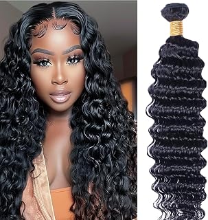 Deep Wave Bundles Human Hair 26 Inch Brazilian Deep Wave Bundles Human Hair 100% Unprocessed Virgin Wet And Wavy Bundles Natural Black