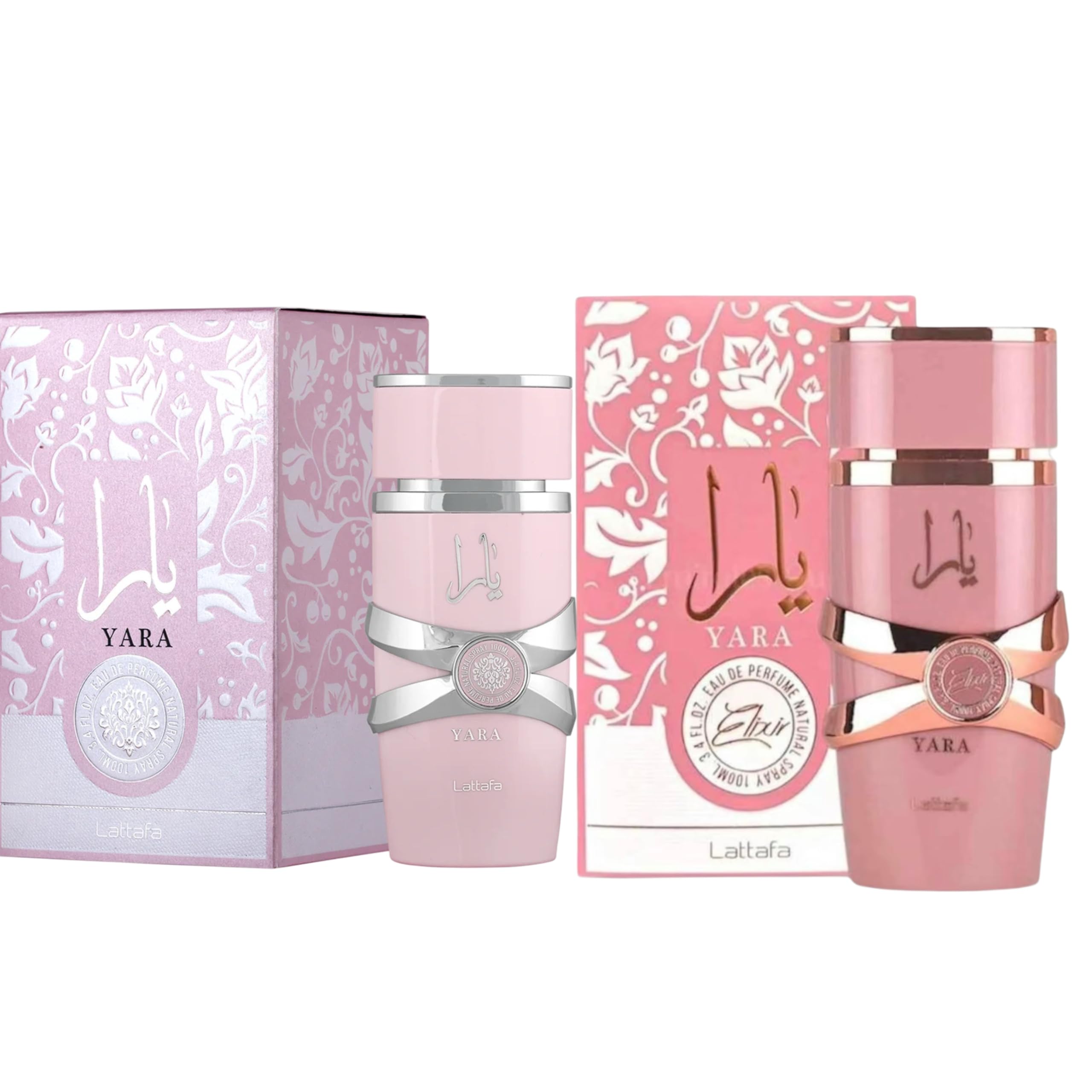 Amazon.com : Lattafa Yara and Yara Elixir Eau de Parfum Bundle for