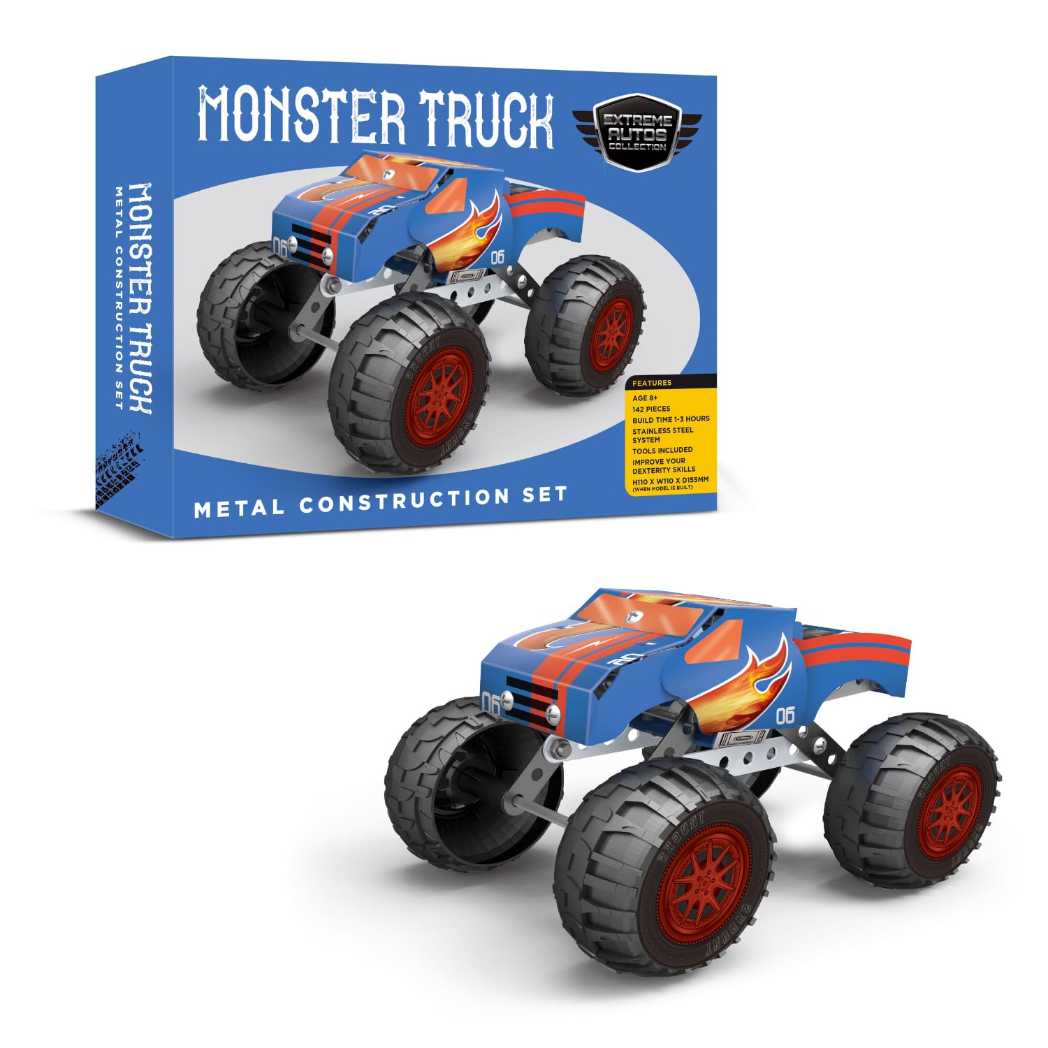 Coach House Partners Monster Truck Metal Construction Set (149 pieces)
