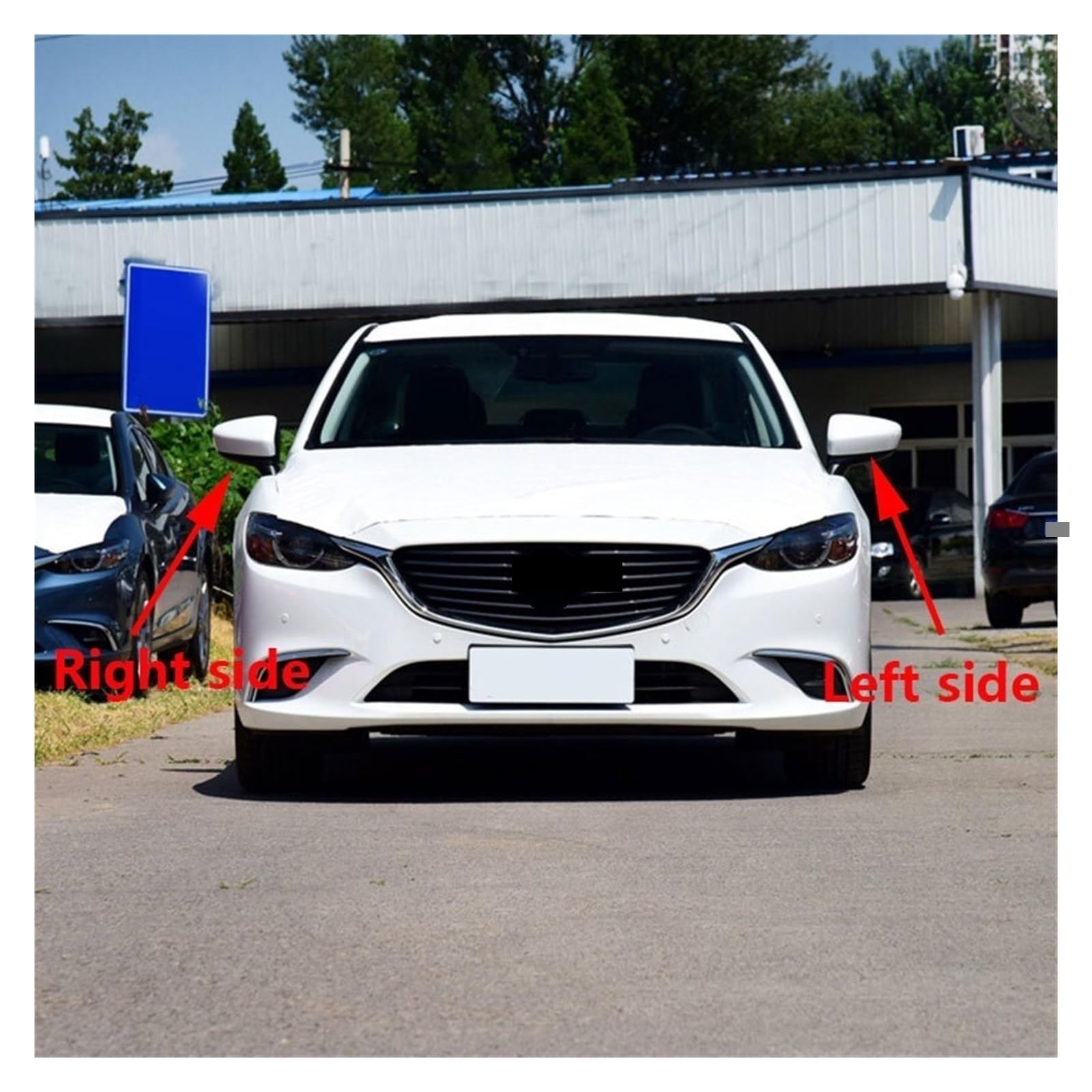 Specchietto retrovisore dell'automobile Per Mazda 6 Per Atenza 2014-2017 Copertura inferiore dello specchietto retrovisore laterale Coperchio