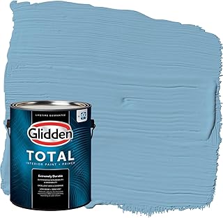 Glidden Total Interior Wall Paint & Primer All-in-One, Arabella/Blue, Eg...