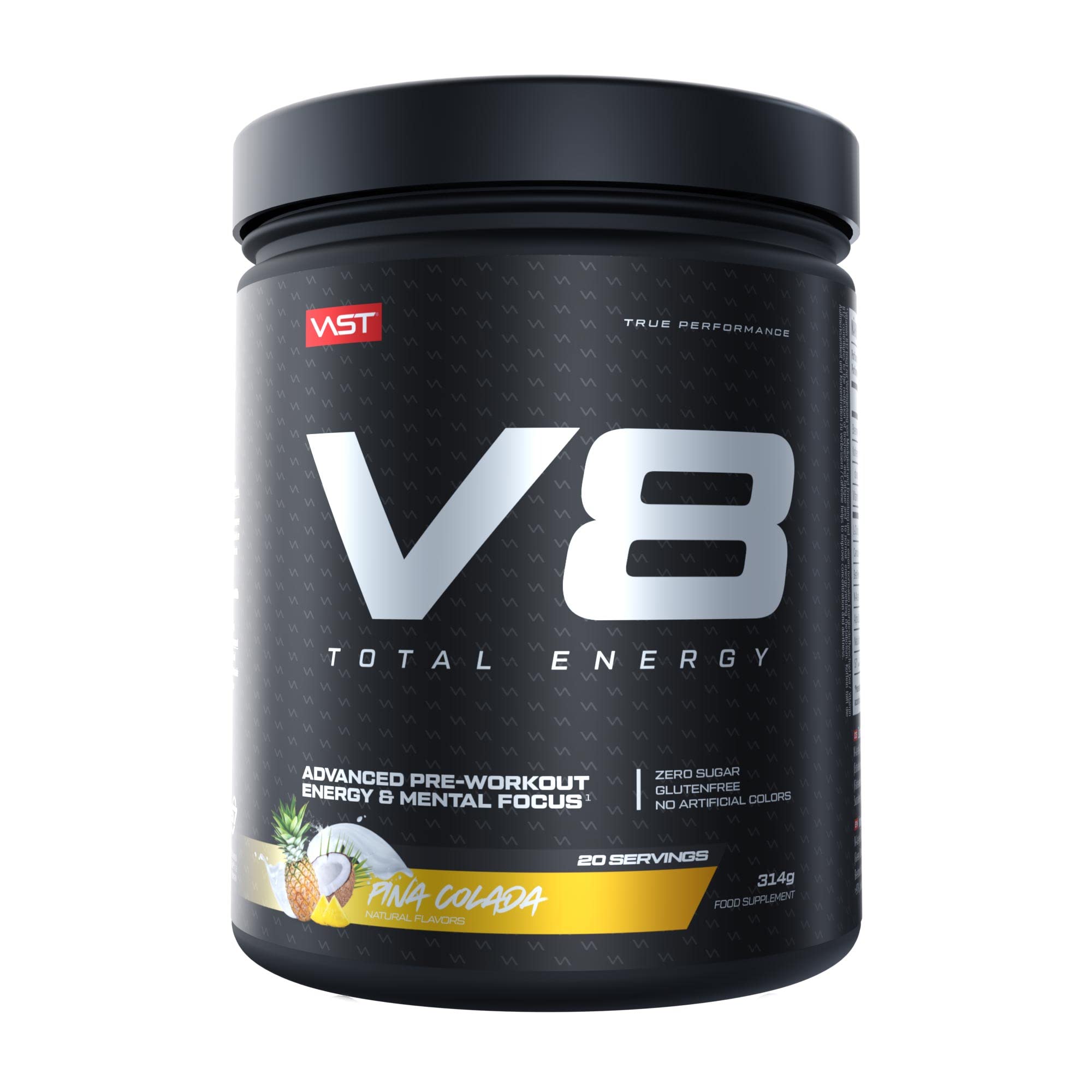 VAST V8 Total Energy (20 Servings) Pina Colada - Édition limitée