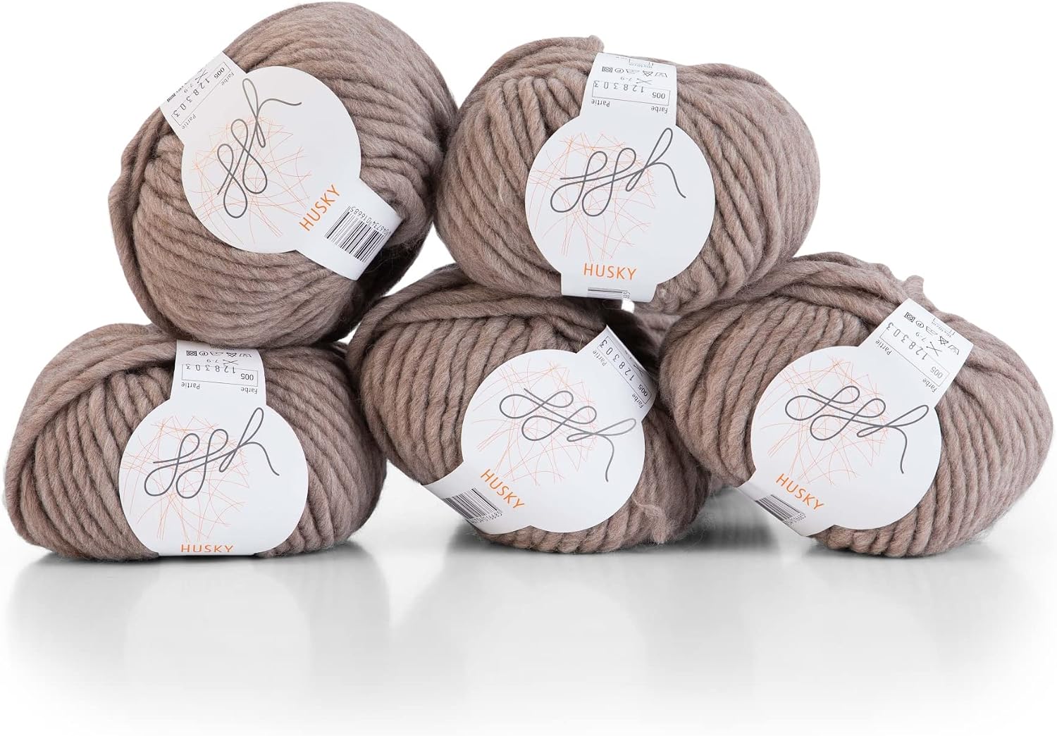 ggh Husky Box with 6 Balls - 50g per Ball - a Total of 300g - Colour 005 - Fieldstone - Image 4