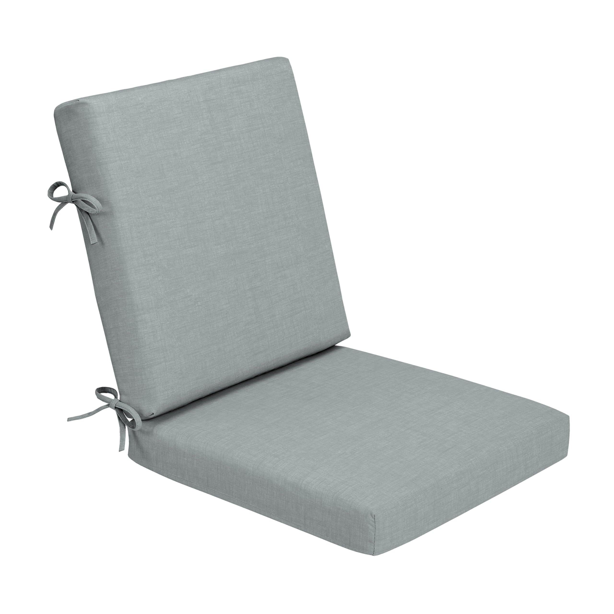 Arden Foam Outdoor Dining Chair Cushion, 20 x 20, Made with ProFoam, Rain-Proof, Fade Resistant, Stone Grey Leala-image-19