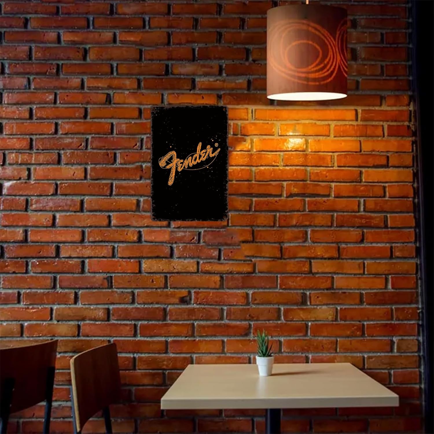 Vintage Metal Sign Fender Music Instruments Poster Retro Tin Signs Funny Aluminum Sign For Man Cave, Garage, Living Roome, Cafe And Pub Decoration 8 X 12 Inch - Image 4