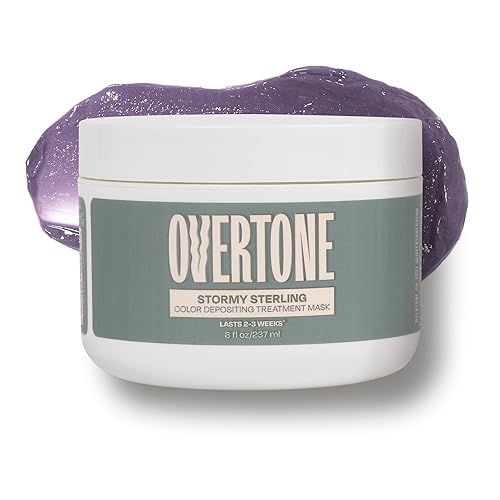 Miniatura 125 de Overtone - Acondicionador de tinte semipermanente para el cabello, 8 onzas, cabello natural y teñido, con manteca de karité y aceite de coco Negro