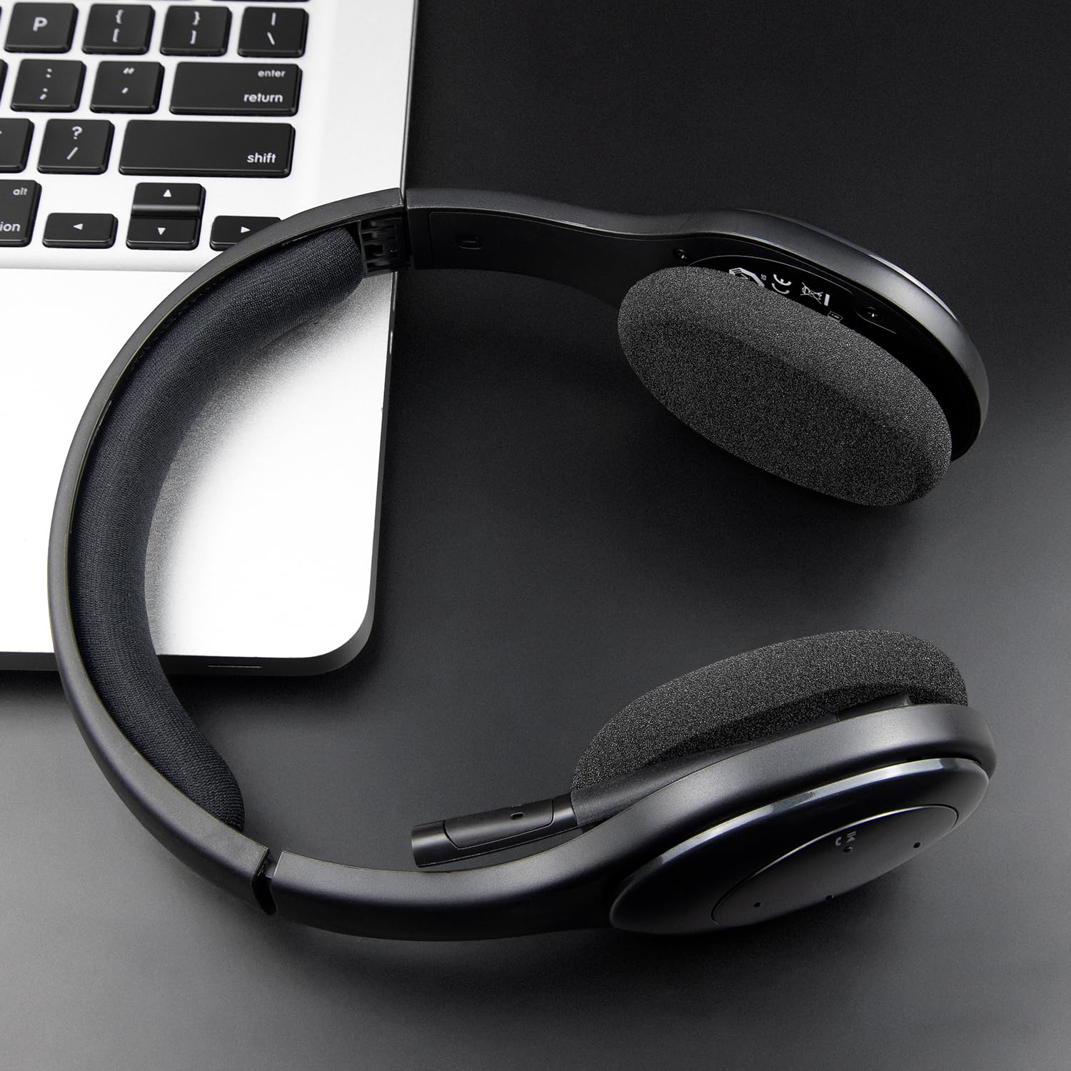 Coussinets Remplacement Pour Logitech H800 - Mousse Haute Densité, Cuir Protéiné - Confort Et Isolation Améliorés - Installation Facile Sans Outil