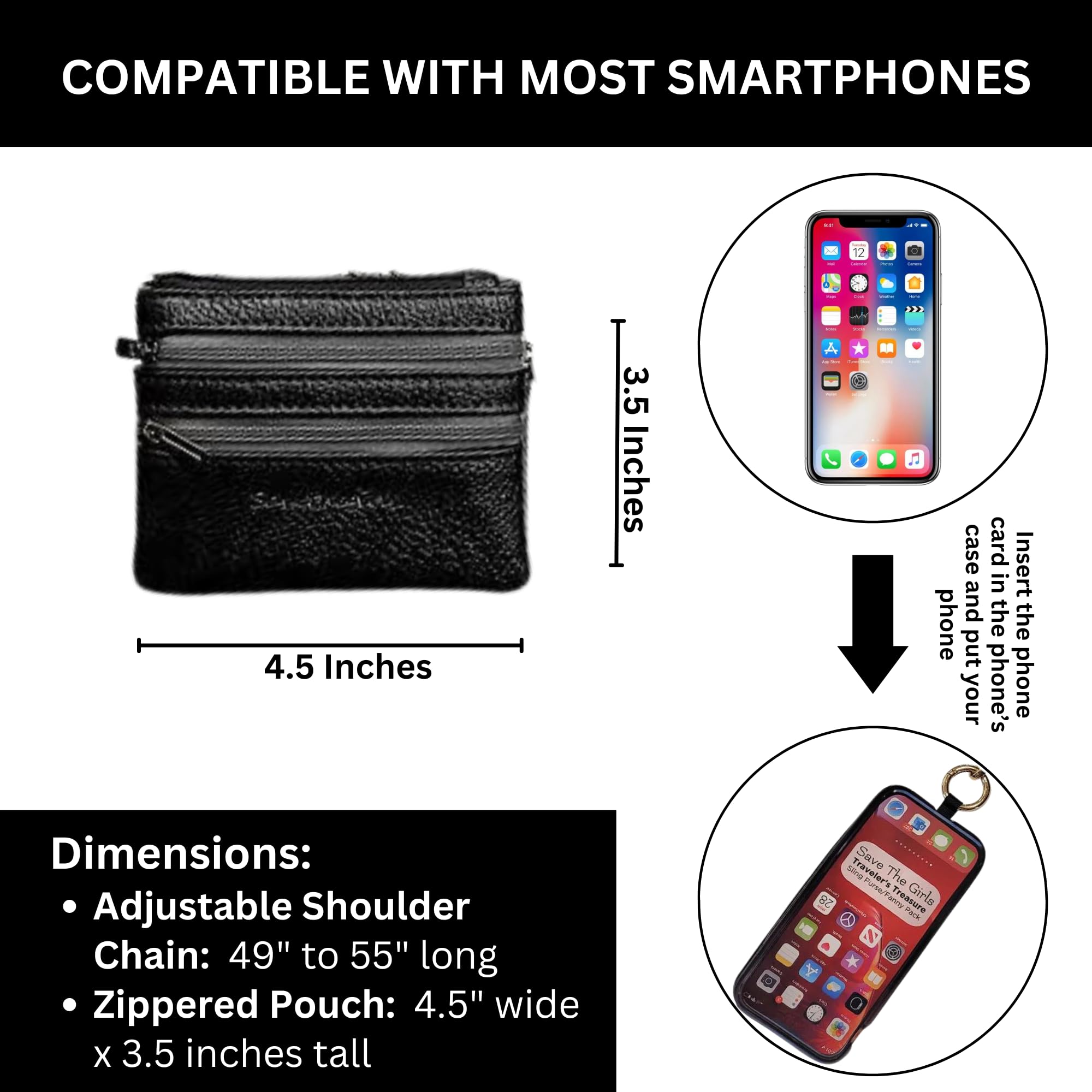 Save The Girls Clip And Go Double Link Chain (Gold