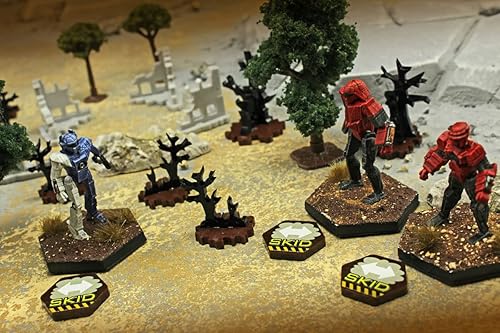 Miniatura 5 de LITKO Fichas de maniobras de combate Mecha  Fichas a todo color  Compatible con BattleTech, BattleForce y Alpha Strike (posición de quieta)