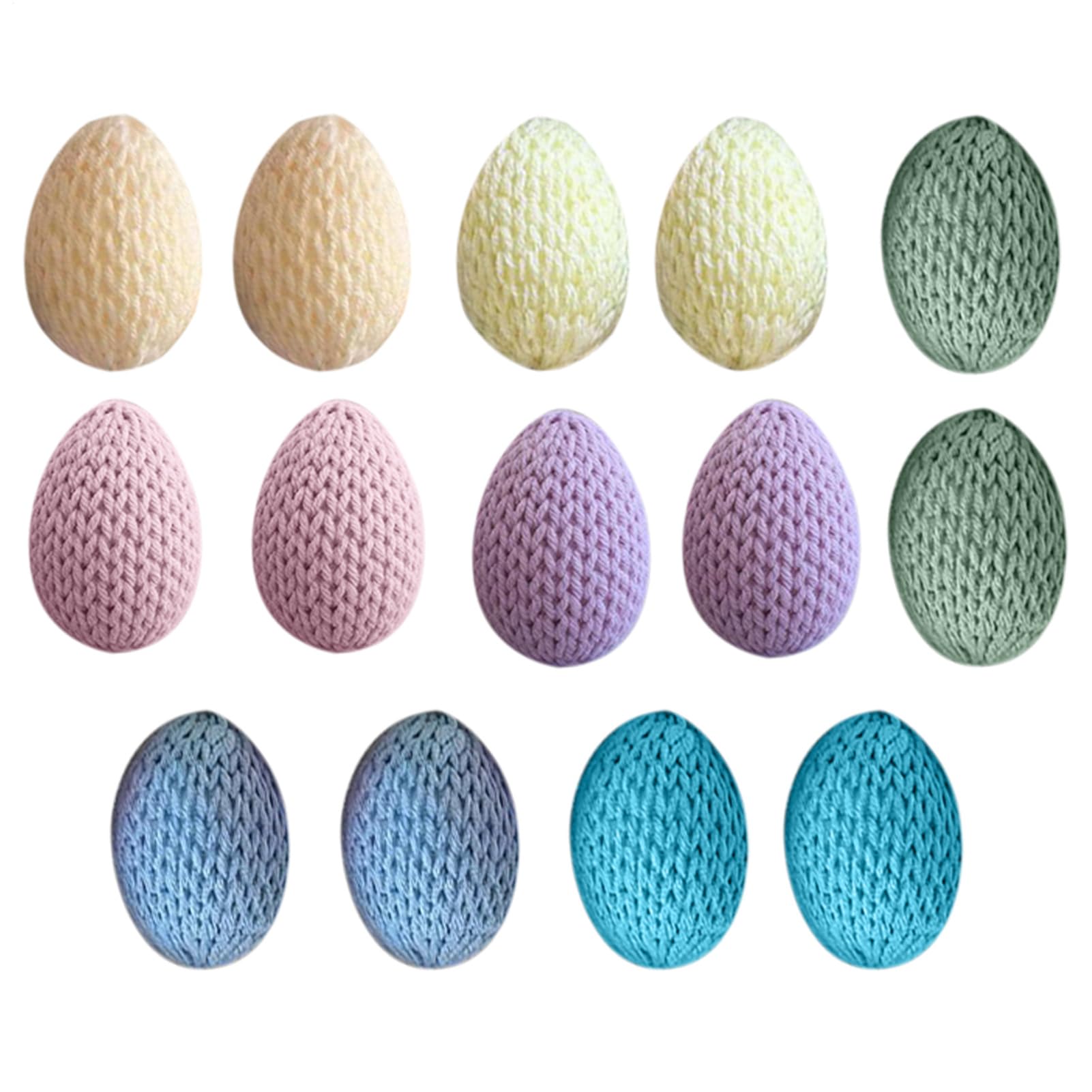 Huevos de Pascua de ganchillo irrompibles para solucionar la decoración de jarrones